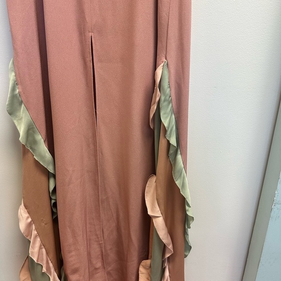 Alexis Pink Ruffle Battista Gown Maxi Dress - Picture 4 of 9